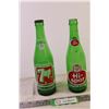Image 1 : 7UP Bottle + Canada Dry Hi-Spot Lemon Soda Bottle