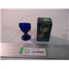 Image 1 : Cobalt blue eye bath glass with box