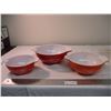 Image 1 : (3) Pyrex Mixing Bowls - Autumn Harvest