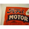 Image 2 : Ford Motor Oil Porcelain Sign - 24x18