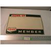 Image 1 : Coop Members Tin Sign - 17.25x11.25