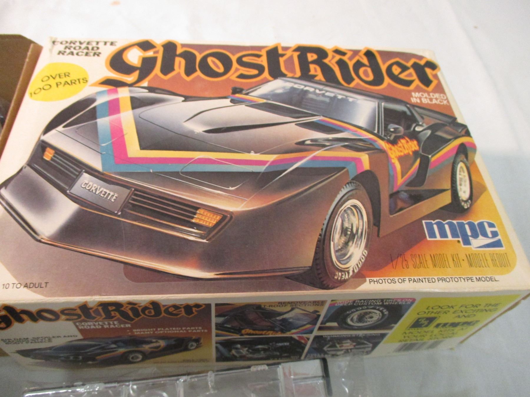 Ghost Rider Corvette Ghost Rider Corvette road racer model - 1988 ERTL