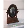 Image 1 : Makeup mirror on stand - 15" tall