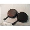 Image 3 : 2X THE BID PRICE - Cast Iron Pans - 6.25" + 6.5"