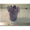 Image 1 : Colored glass vase - 9.5" tall