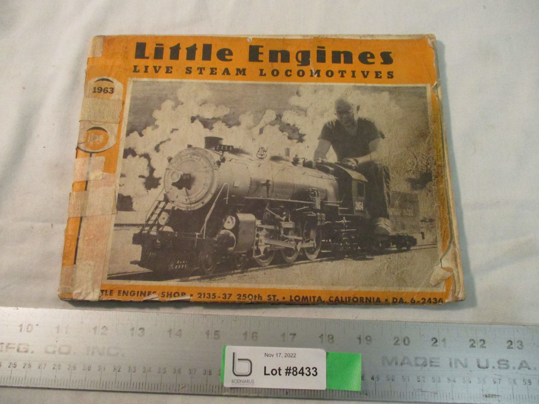 Little Engines booklet 1963 Bodnarus Auctioneering