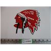 Image 1 : Red Indian Porcelain Sign - (fantasy)