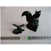 Image 1 : (2) Blue Mountain Pottery - Squirrel + Baby deer (some damage)