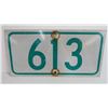 Image 2 : 613 Sign 9" x 17 1/2"- Directional Sign 9" x 17 1/2"