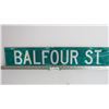 Image 1 : *Balfour St Sign 6" x 30" (damaged)
