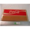 Image 1 : Plastic insert coca-cola sign - 17.5 x 9