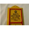 Image 2 : Gulf Nagy's Sales thermometer - 13" tall