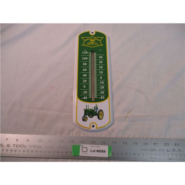 John Deere thermometer 12  tall