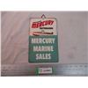 Image 1 : Mercury Marine sales tin sign - 6 x 9.75