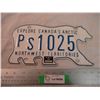 Image 1 : Polar Bear NWT license plate (PS)