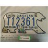 Image 1 : Polar Bear NWT license plate (T)