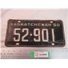 Image 1 : 1960 Sask license plate