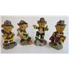 Image 2 : (4) Daiso Firefighter Bear Figurines