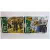 Image 4 : (5) Military Miniatures - (2) German Tank Crew - Sniper team - Tiger Aces (with totes)