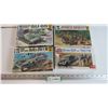 Image 1 : (3) Fujimi 1/76 Scale Infantry - 1/76 - Tank - 1/76 - Troop Carrier - Airfix Tractor