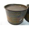 Image 2 : (2) Macleods grease tins paper label