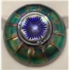 Image 3 : Fenton Cobalt Blue “Fir Cones” 5 1/2” Carnival Glass Ice Cream Bowl - Rare Pattern!