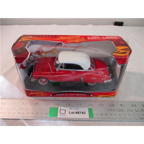 Motormax 1:24 diecast 1950 Chevy Bel Air (American Graffiti)