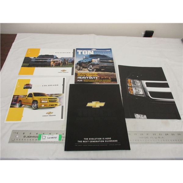 (4) Truck brochures