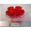 Image 1 : Chalet glass red bowl