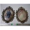 Image 1 : (2) Made in Italy Metal Framed Pictures