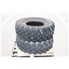 Image 1 : Dunlop Pair of 365/70R18 tires, 95% tread
