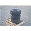 Image 2 : Maf Off Road set of 3 25x10.00-12 tires on 4 bolt steel rims to fit Kubota RTV's