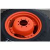Image 2 : Nokian 2- 340/80R-24 70%, on 8 bolt steel rim, 6" pilot, 8" bolt circle