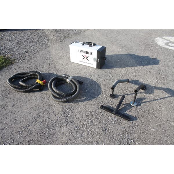 Enviroflex portable smoke extractor with hose and attachments