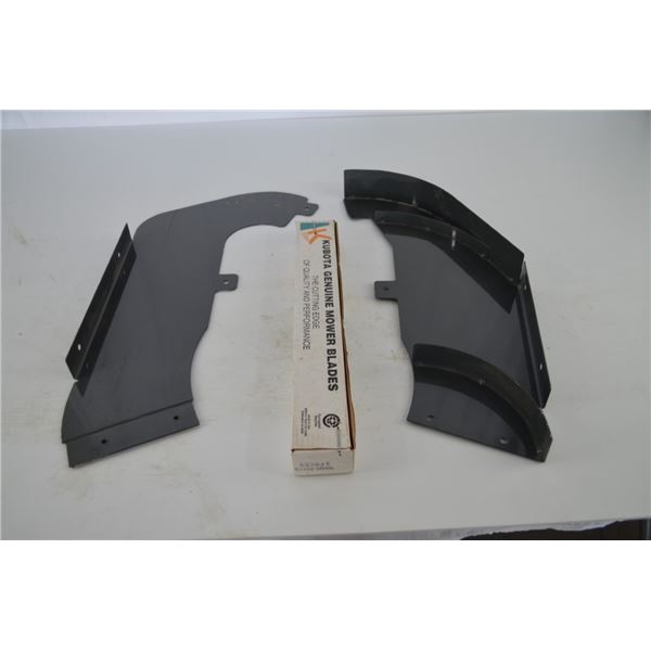 Kubota mulching kit with blades