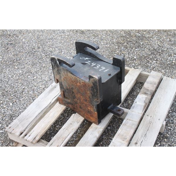 used front tractor weight block, off NH tractor