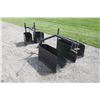 Image 4 : Unknown set of 4 ginseng tire shields and skid plates off of JD 5000 series tractor