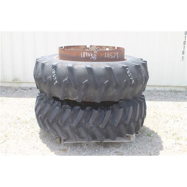 Used 18.4X38 T rail duals