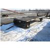 Image 2 : Unknown 16' flat rack with under carriage