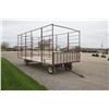 Image 3 : Unknown 20' x 9' thrower wagon with Martin under carriage