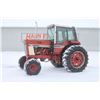 Image 1 : IH 1486 2wd tractor, cab, air, 20.8x38, 2 remotes, showing 999 hours, local consignment