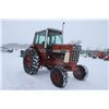 Image 4 : IH 1486 2wd tractor, cab, air, 20.8x38, 2 remotes, showing 999 hours, local consignment