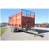 Image 4 : Horst Line NX 220 20 ton tandem Hydraulic dump forage wagon