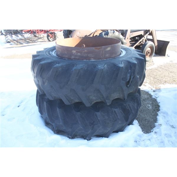 Firestone 18.4x38 T- rail duals