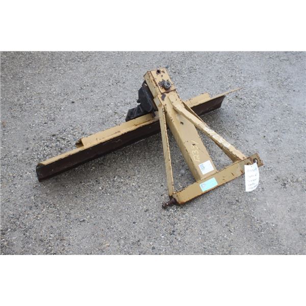 A & B 3pth, 6' scraper blade