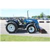 Image 5 : New Holland 5635 4wd tractor, rops, shuttle, 3 remotes, 16.9x30, 595 Allied loader, 4179 hours
