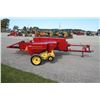 Image 5 : New Holland 310 small square baler, hydraulic bale tension, 2 piece bale chute, one owner