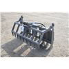 Image 1 : BE 62" hydraulic root grapple, skidsteer QT