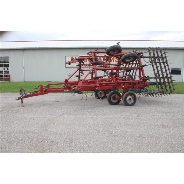 CIH 4800 24' cultivator, Remlinger 5 bar spike harrow, one owner