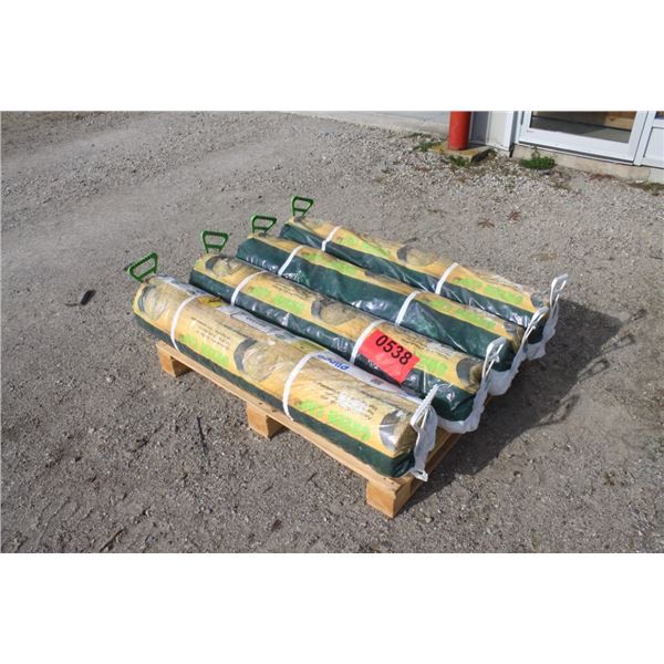 Green Cap 4 rolls of net wrap, new, 51"x10000'